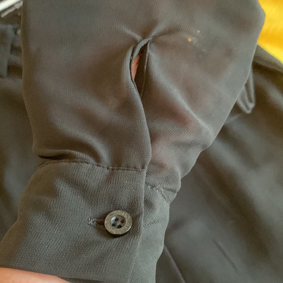 Sheer black button up shirt - Picture 6 of 8